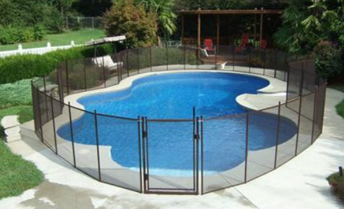 bronze pool fencing and pool gate in Tampa, Largo, Valrico fl